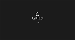 Desktop Screenshot of onehopefoundation.org